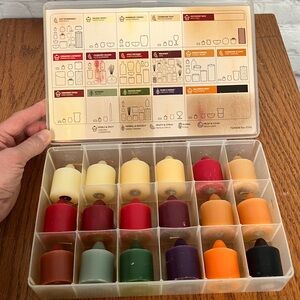 Partylite Fragrance Sampler Holiday  2009 total of 18 votive candles